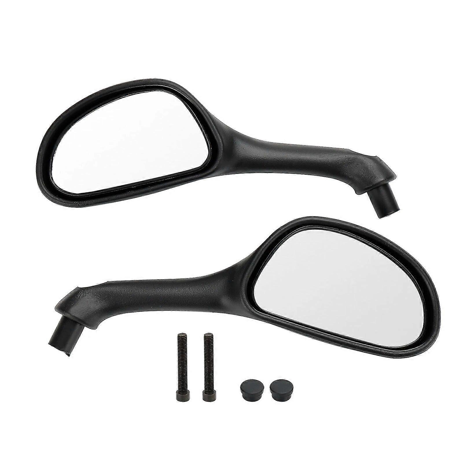 BLACK PAIR of REAR VIEW MIRRORS FOR GILERA RUNNER 50 125 180 200 FXR SP VXR