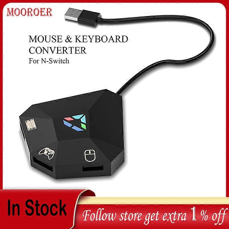 keyboard and mouse converter for Switch, compatible with PS4/PS3/XBOX ONE/360, serial host, wired USB connection