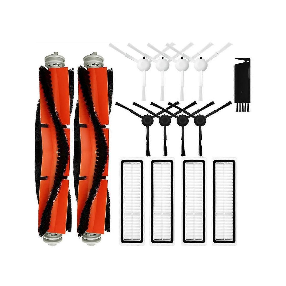 För Bot D10s / D10s Pro robotdammsugare Reservdelar Tillbehör Huvudsidoborste