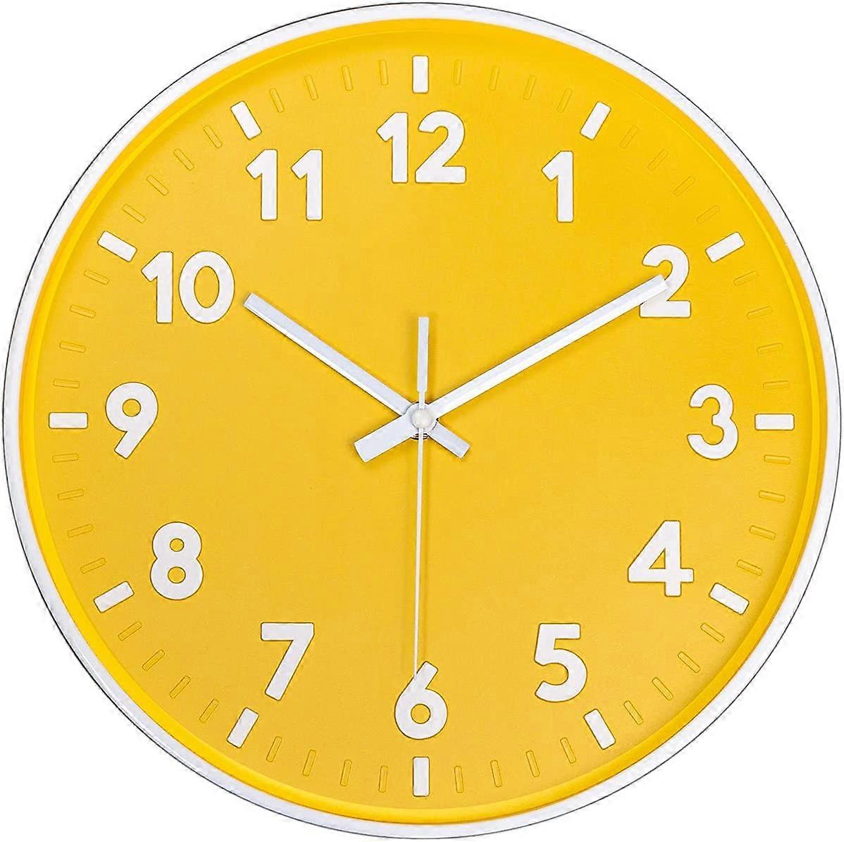 Nový produkt,Moderné nástenné hodiny,12 palcové 3D číslo netikujúce tiché kremenné nástenné hodiny napájané batériou