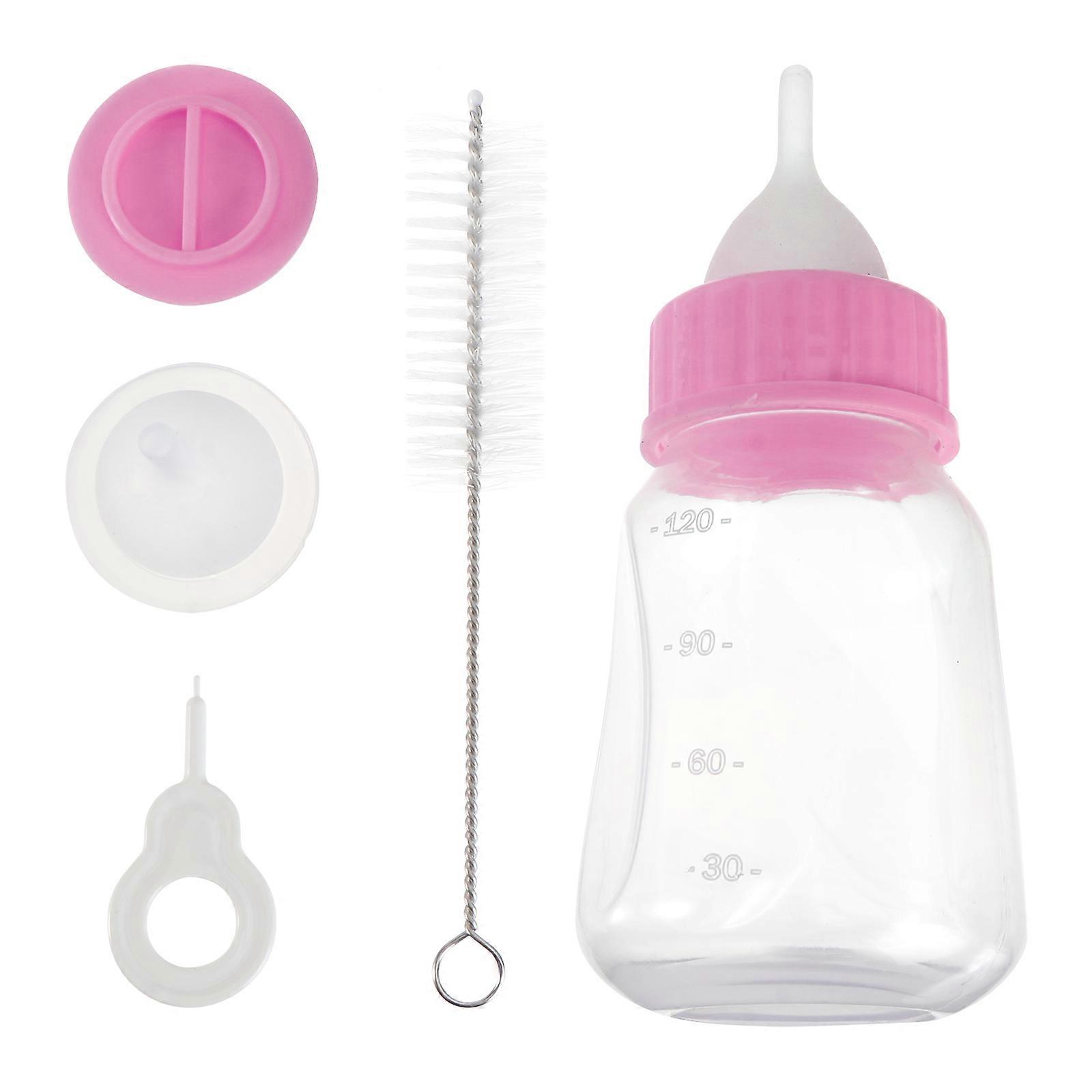 1Set Cat Feeding Bottle Plastic Pet Feeder Practical Pet Feeding Supply