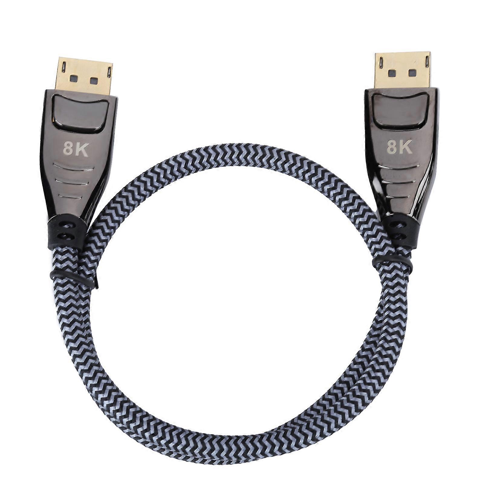 A0301 DP1.4 Version 8K at 60Hz Cable High Definition Adapter Cable with Light for PC ComputerDP?8K?0.5 Meter