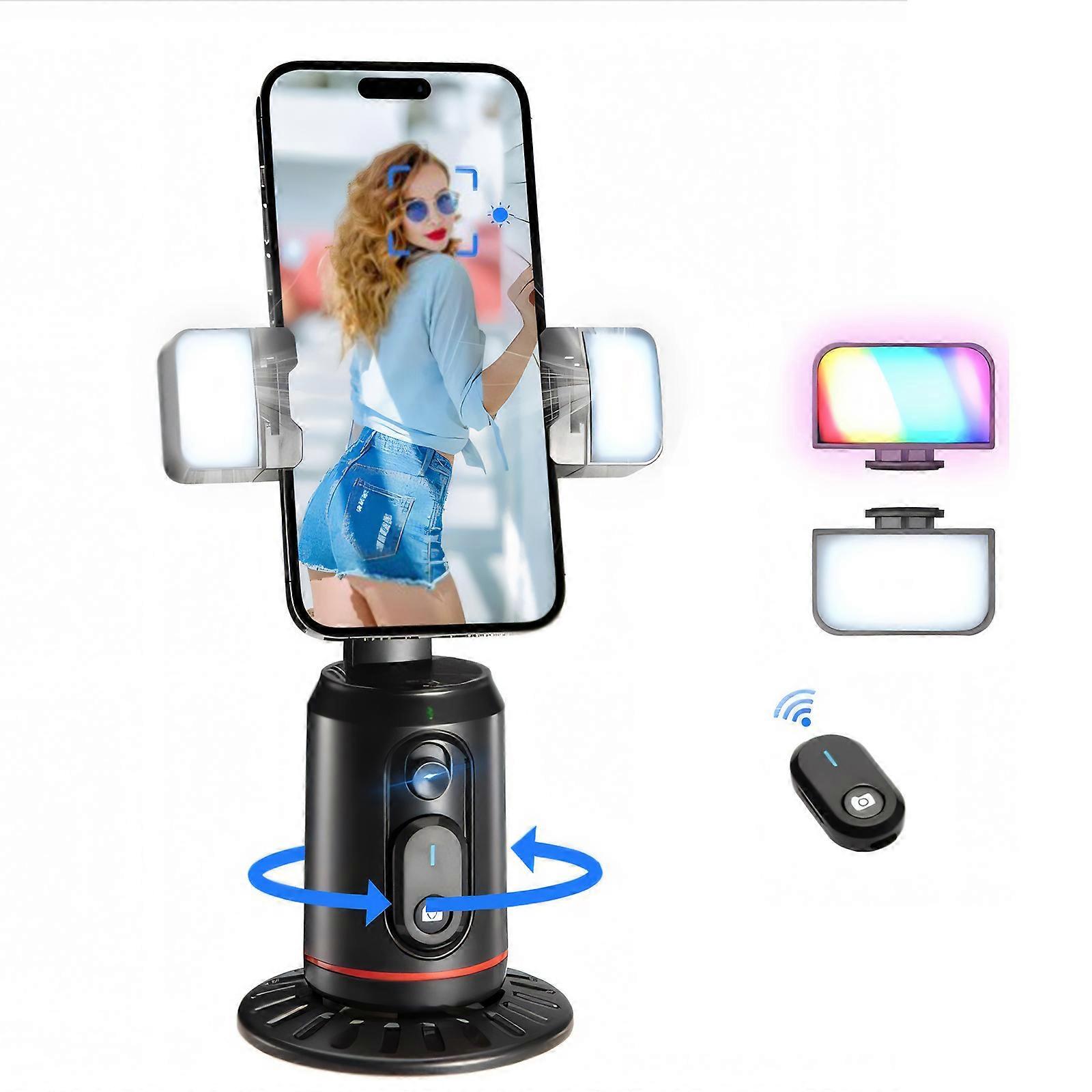 Auto Face Tracking Tripod Holder 360 Rotation Face Body Phone Camera Mounted,100% New