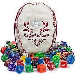 Sac de Holding: 140 Polyhedral Dice în 20 seturi complete