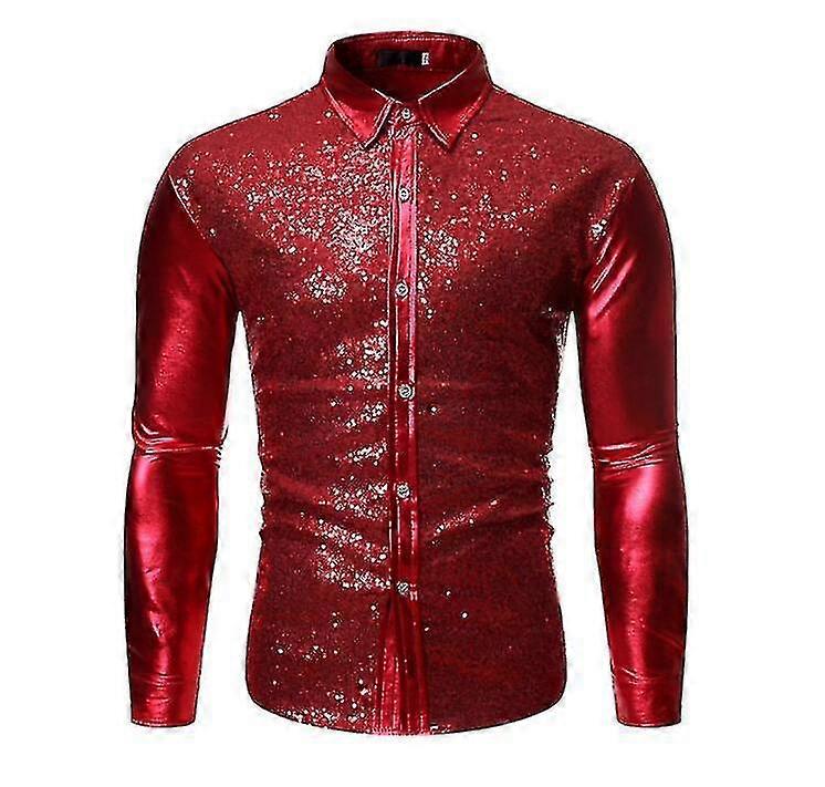 Paljettskjorte for menn