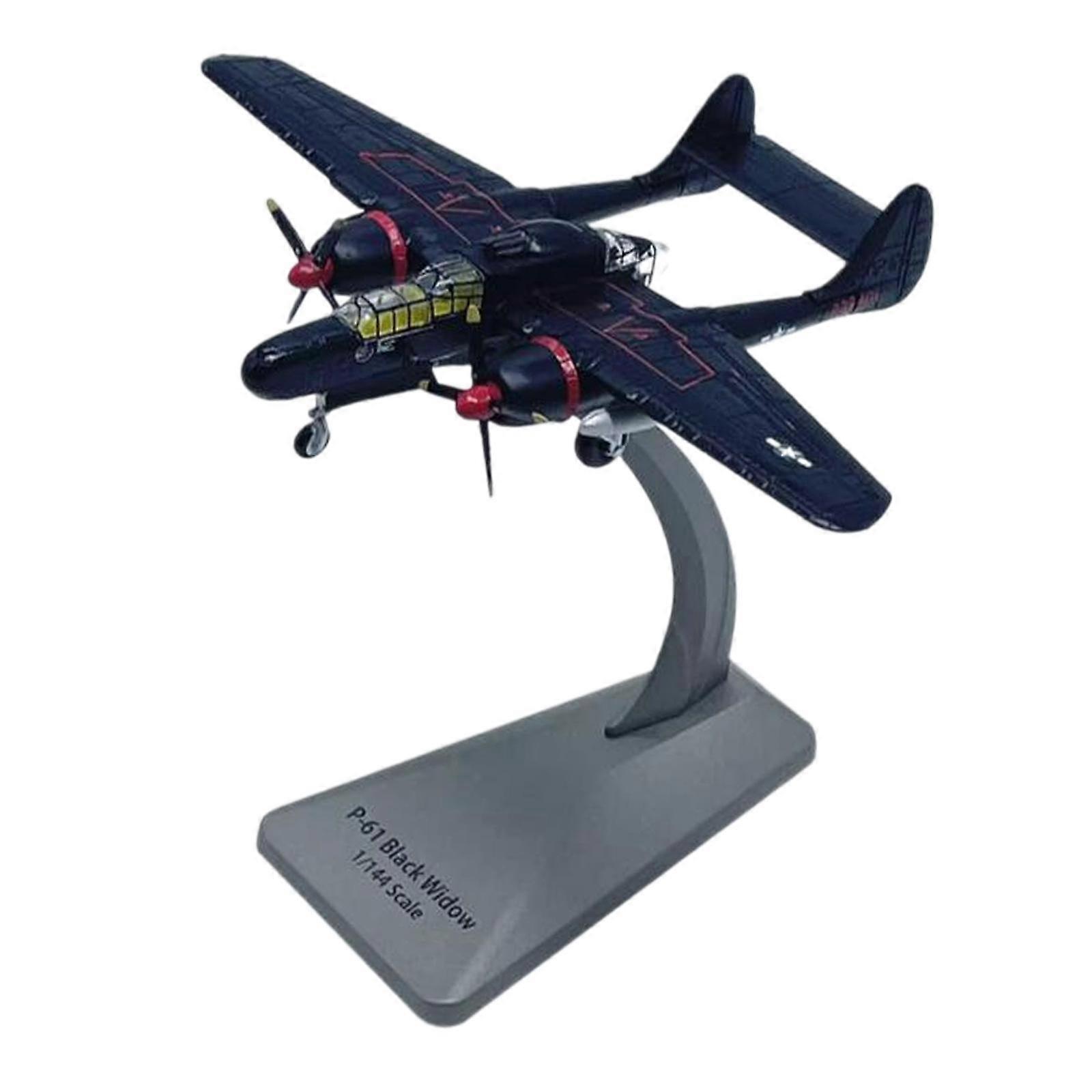 1:144 Scale Attack Plane Model with Display Stand for Bar Office Living Room