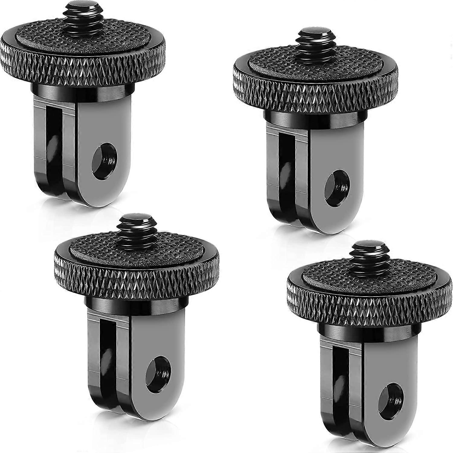 4pcs Aluminum Camera Tripod Conversion Adapter 1/4-20 Metal Camera Mount Adapter