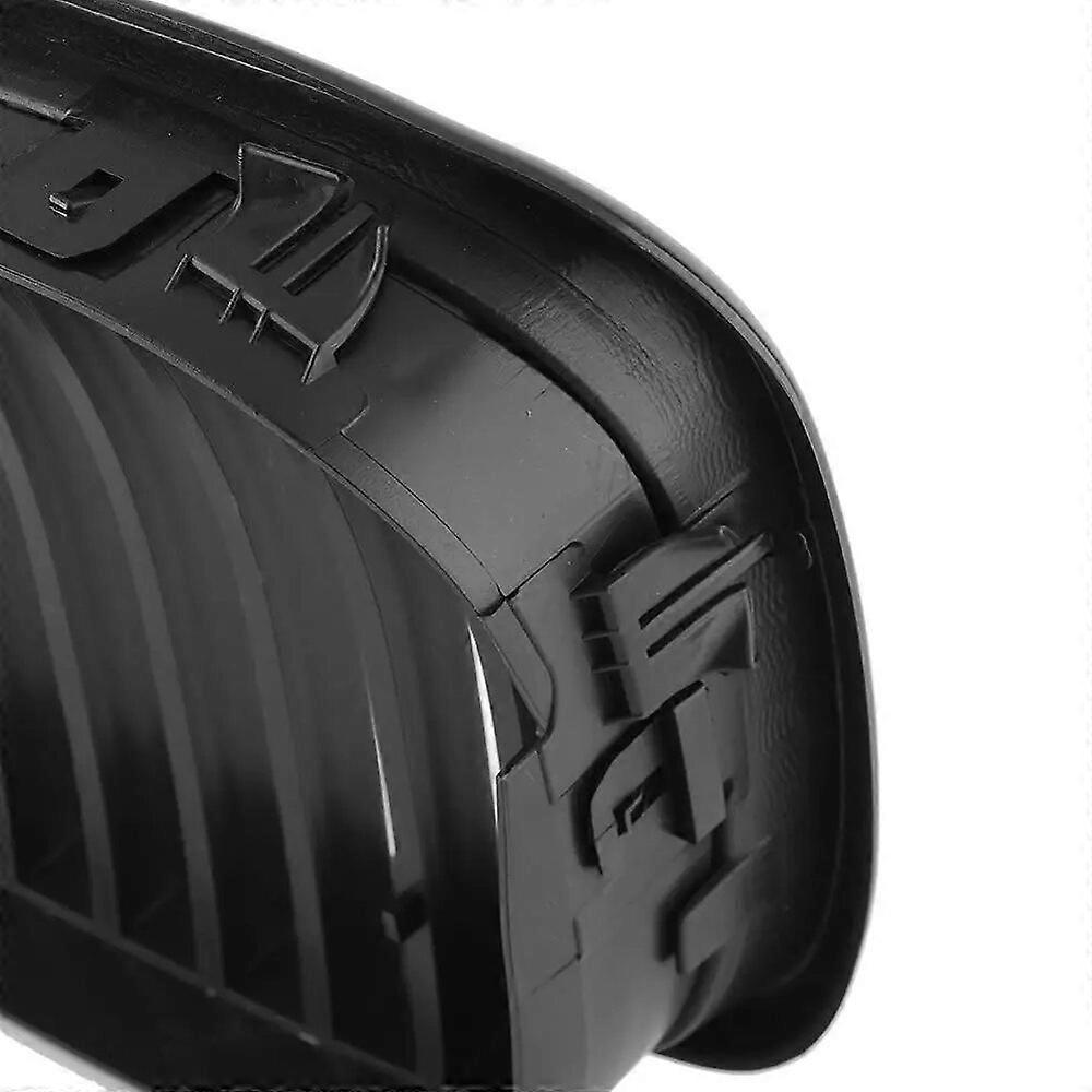 Black Kidney Grille Set For BMW E39 5-Series – Wide Euro Style, ABS Plastic, Front Hood Grills, 2 Pieces