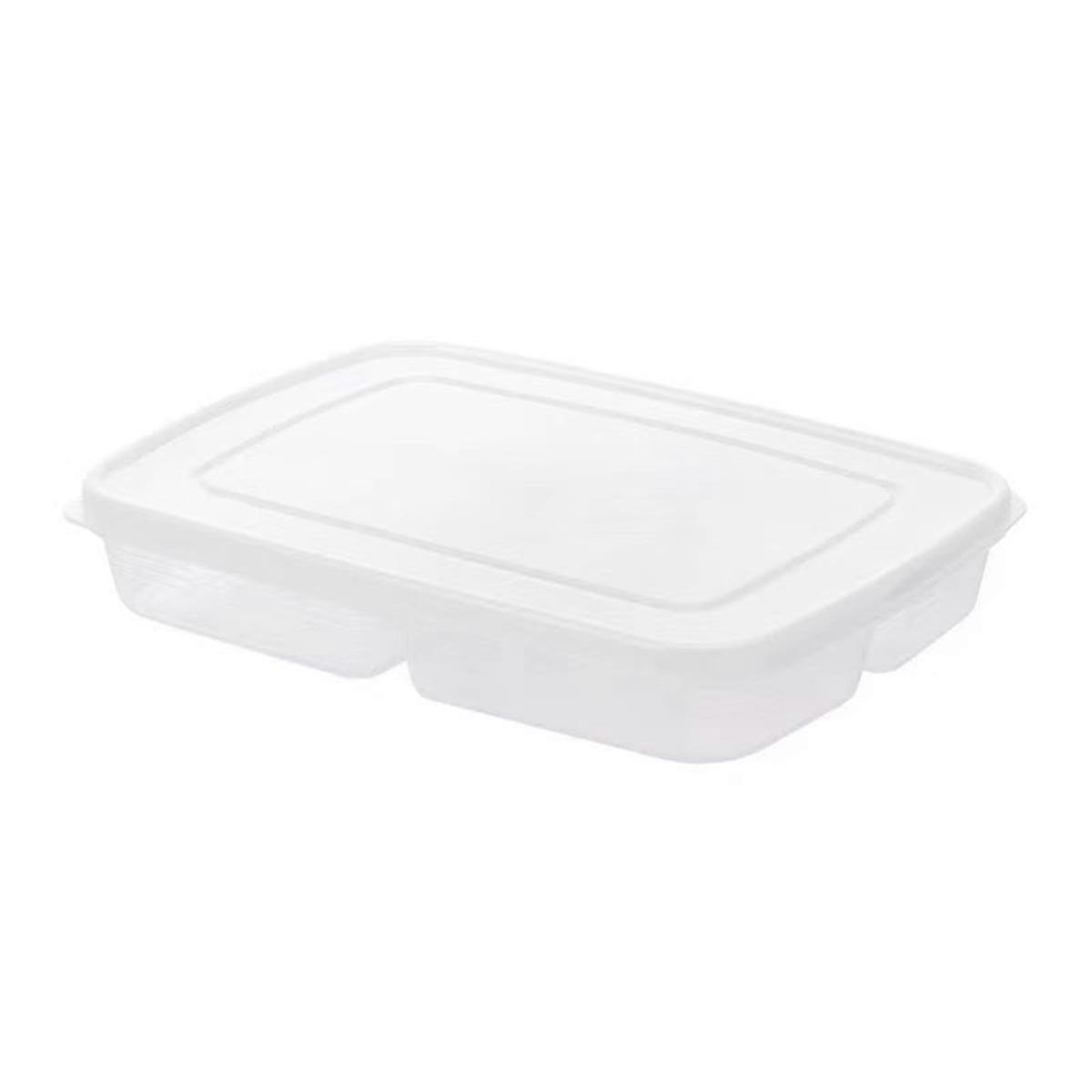 Refrigerator Storage Box Packed Lunch Box Food Grade Sealed Fresh-Keeping Box Four-Compartment Refr