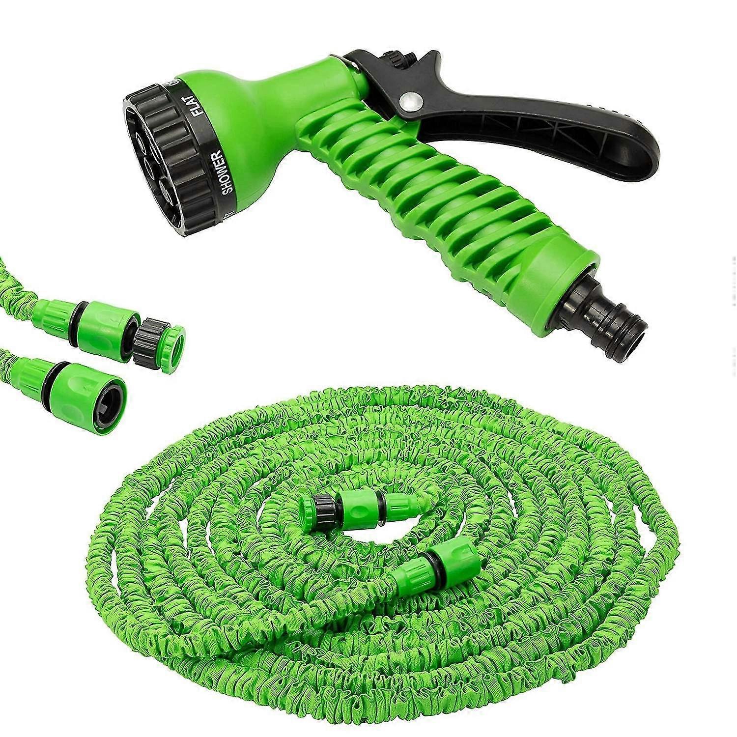 (150ft) expandable garden hose with 7 functions | spray gun