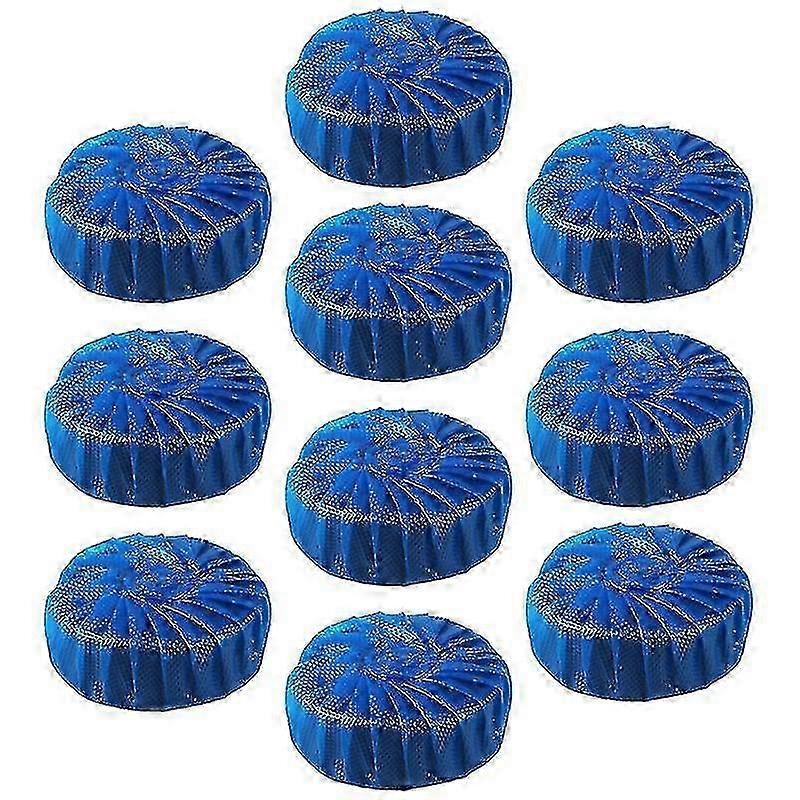 10 قطعة أقراص المرحاض السلطانية الأزرق الحمام المرحاض خزان الأنظف