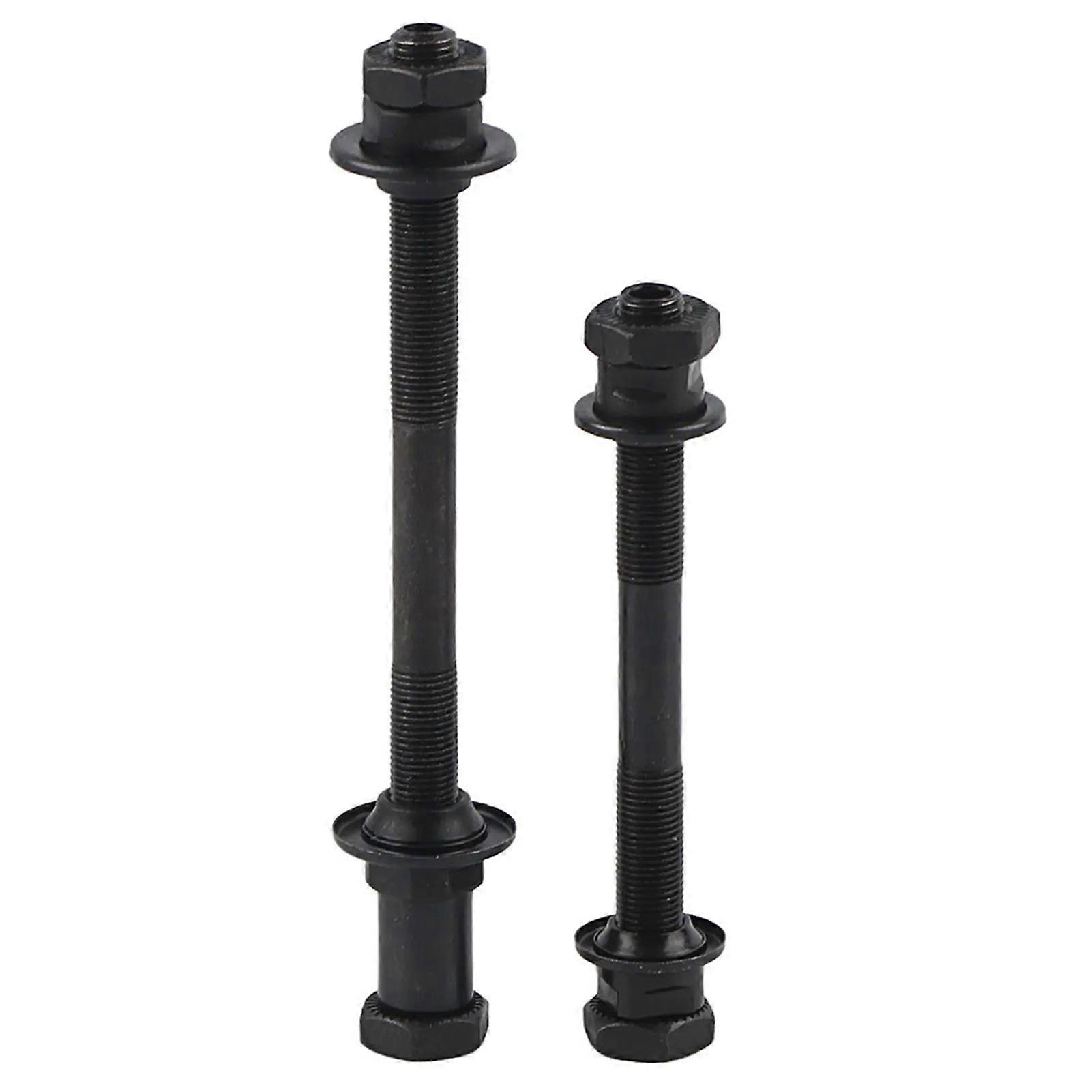 1 Pair Bike Hub Axles Quick-Release Axles Hollow Hub Shaft Universal Front/Rear Hub Shaft Replacement