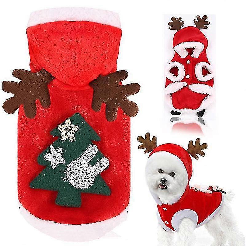 Pet Clothes And Fll Festive Outfit Elk Outfit New Year Outfit Dog Clothes
