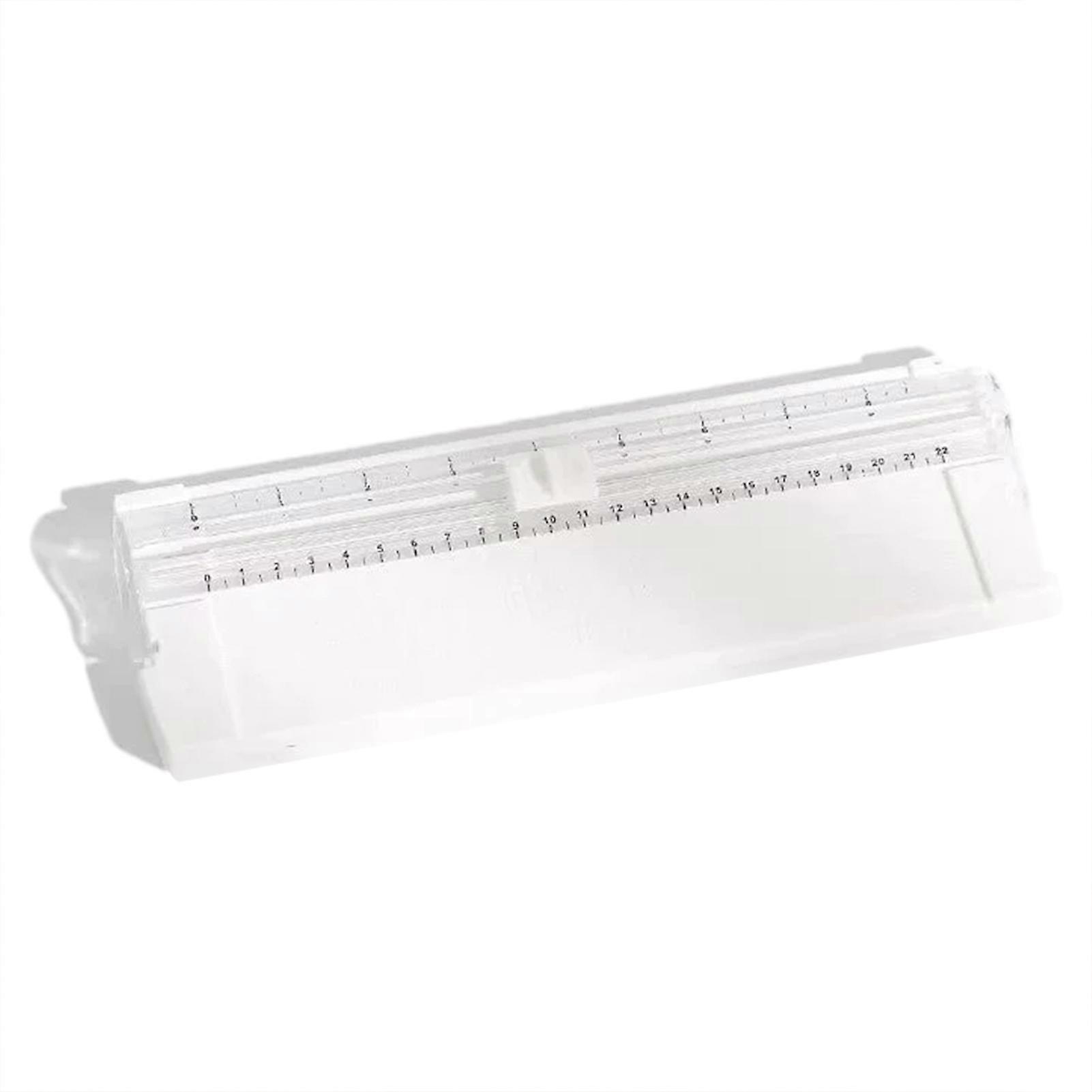 A5 Paper Cutter with Foldable Side Ruler Lightweight Easy Carry Paper Trimmer for Cardstock