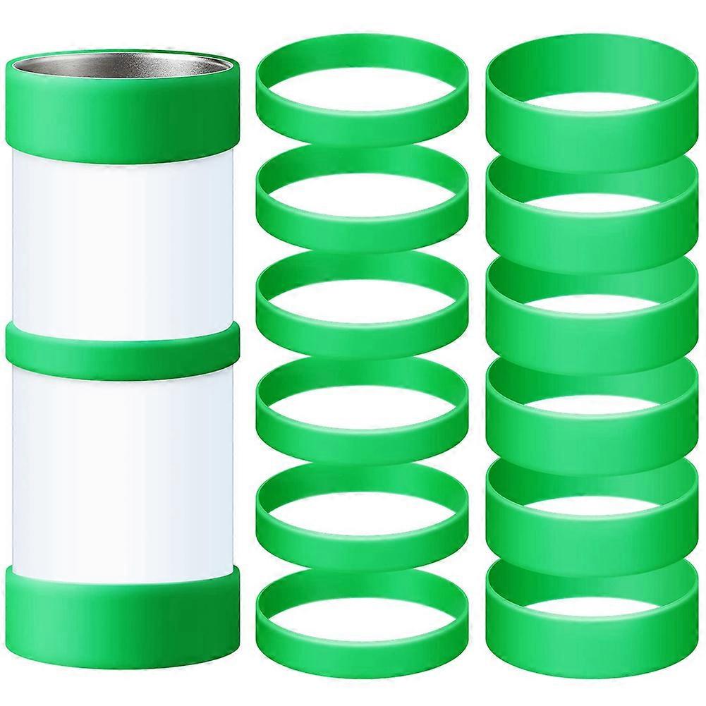 Silicone Bands for Sublimation Tumbler, 2 Sizes Elastic Sublimation Paper Holder Ring Bands Reducin