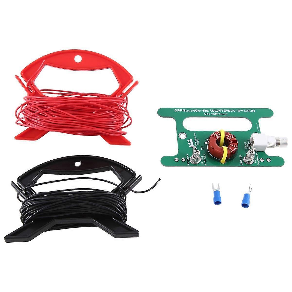 10W Portable 9: 1 Balun SDR-Balun Antenna Accessories-SDR Long Cable Kit Long Wire Antenna Board SD