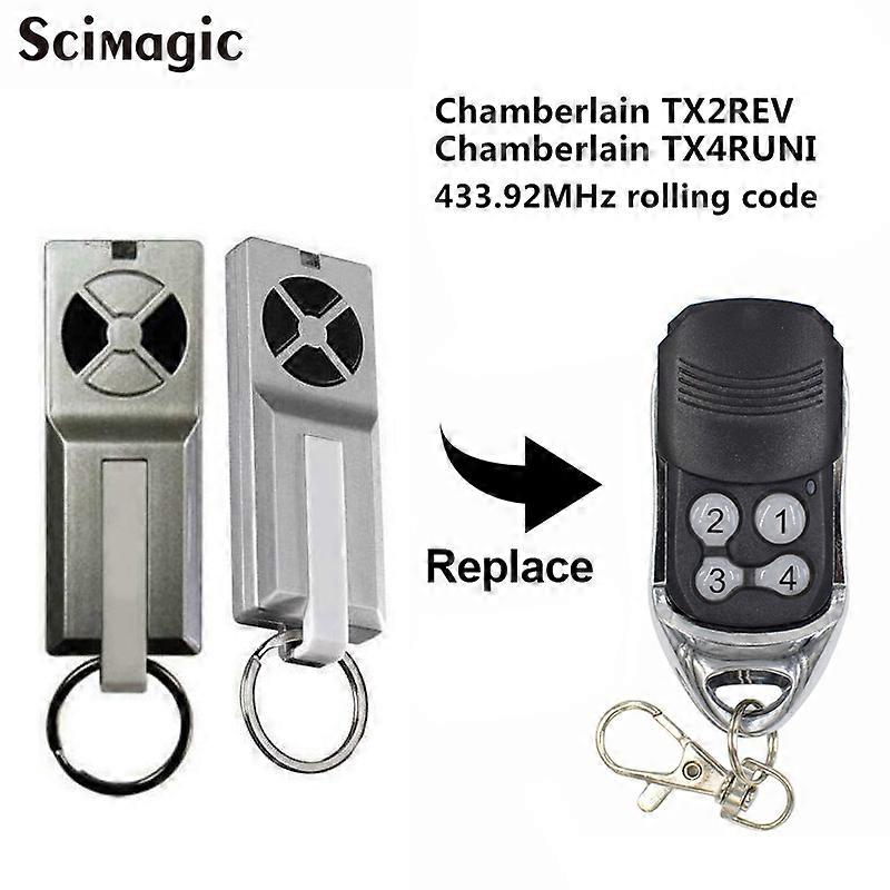 Compatible With TX2REV TX4RUNI 433.92MHz Rolling Code Garage Door Remote Control