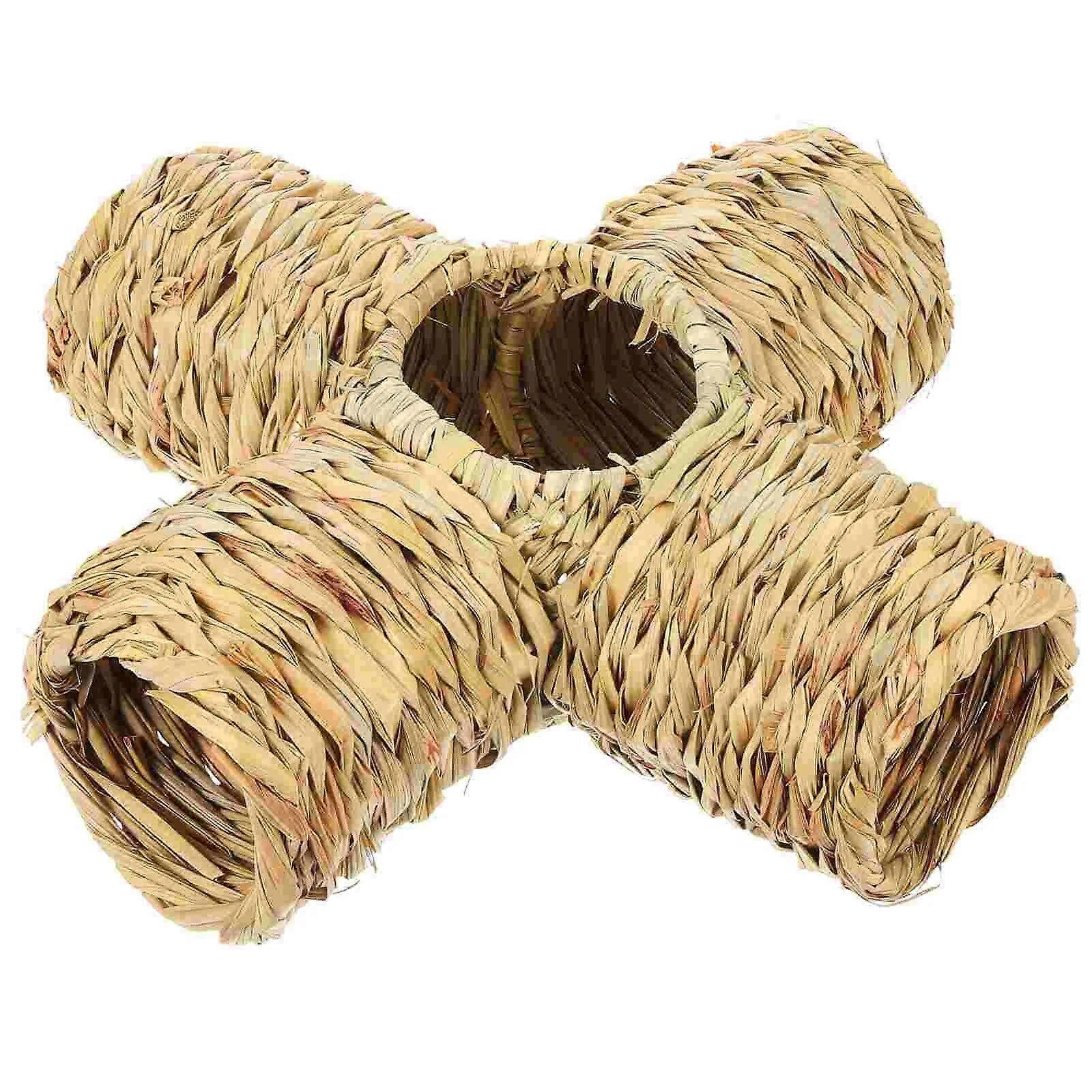 Hiding Tunnel Toy Small Pet Hideout Hamster Guinea Pets Rabbit Chinchilla Hideaway