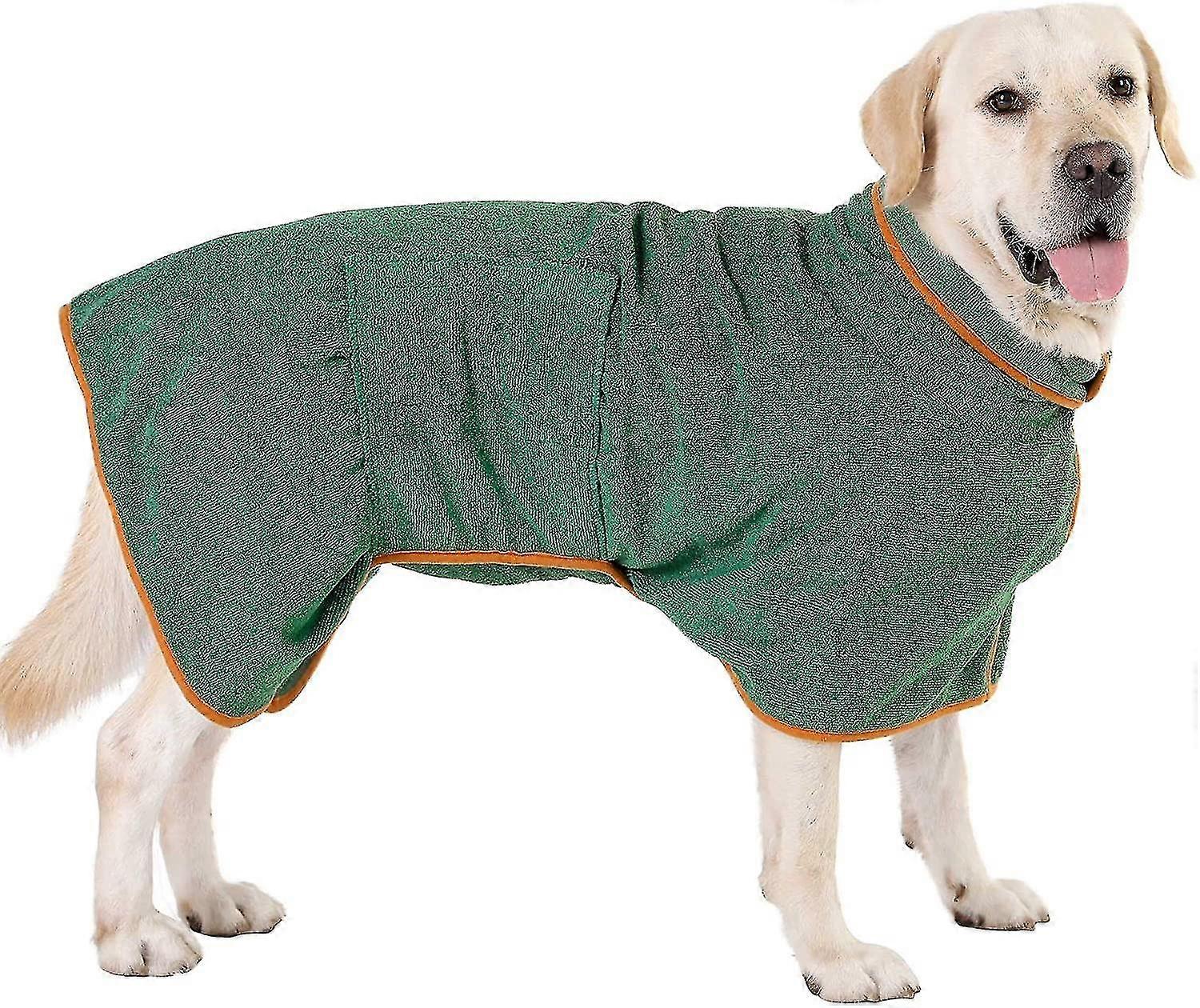 Adjustable Microfiber Dog Bathrobe Absorbent Dog Bathrobe For Drying After Bathing Bathing Or Going