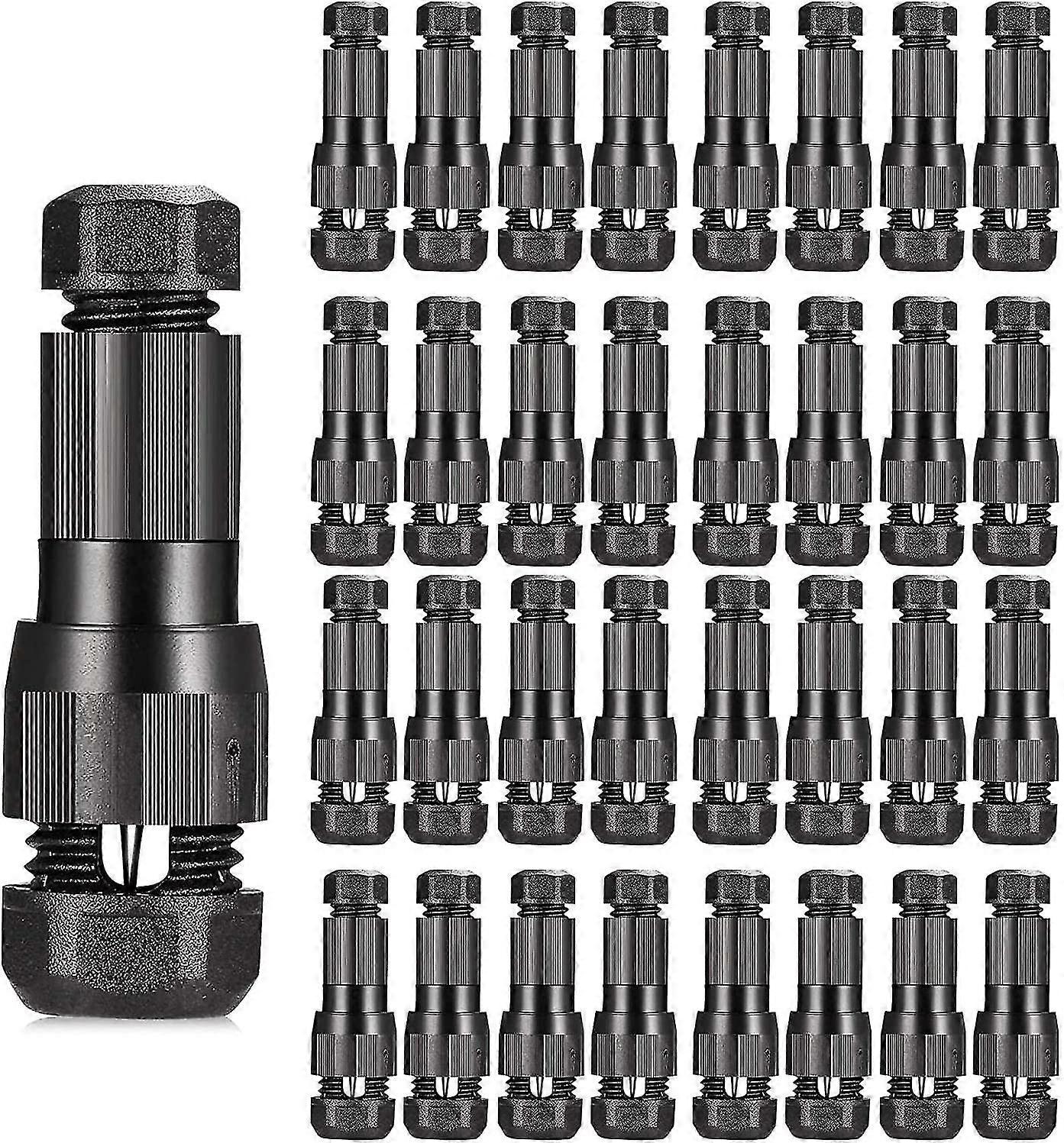 Low Voltage Fastlock Wire Connectors, Path Lights 12 14 16 Gauge Cable Connector(32 Pack)
