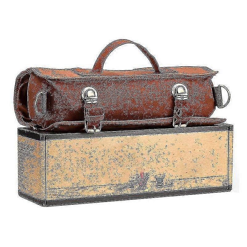 Bartender Set Canvas Leather Portable Bartender Kit