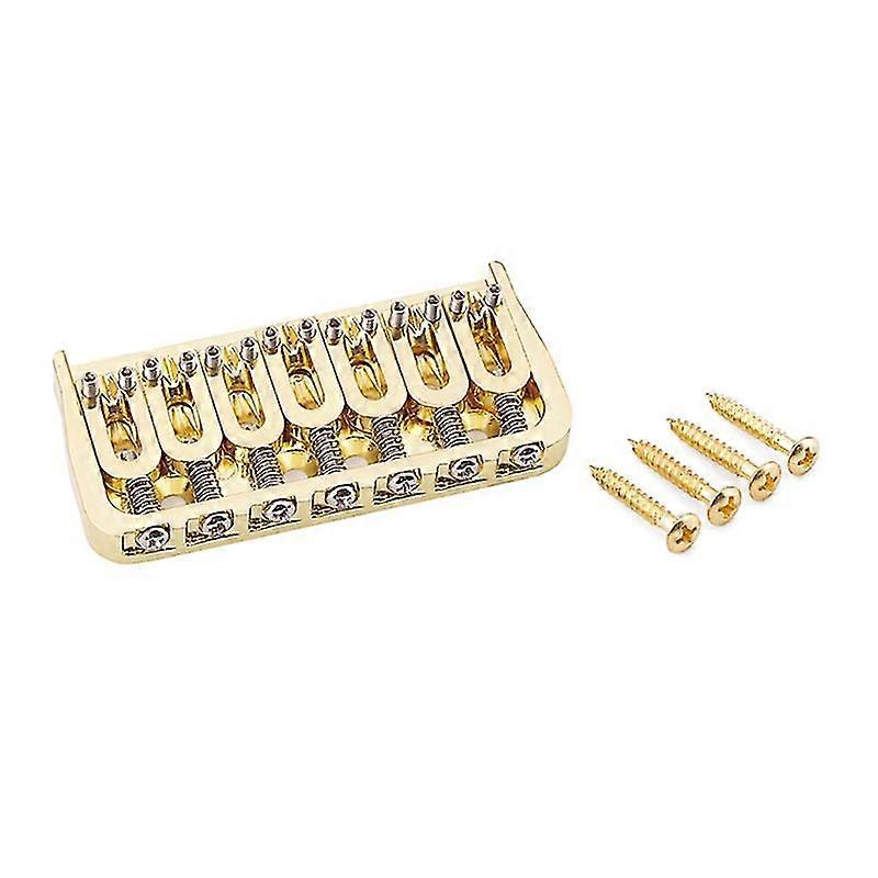 Guitar Bridge Set 7 String Flat Saddle Single Tremolo Bridge Strong Parts