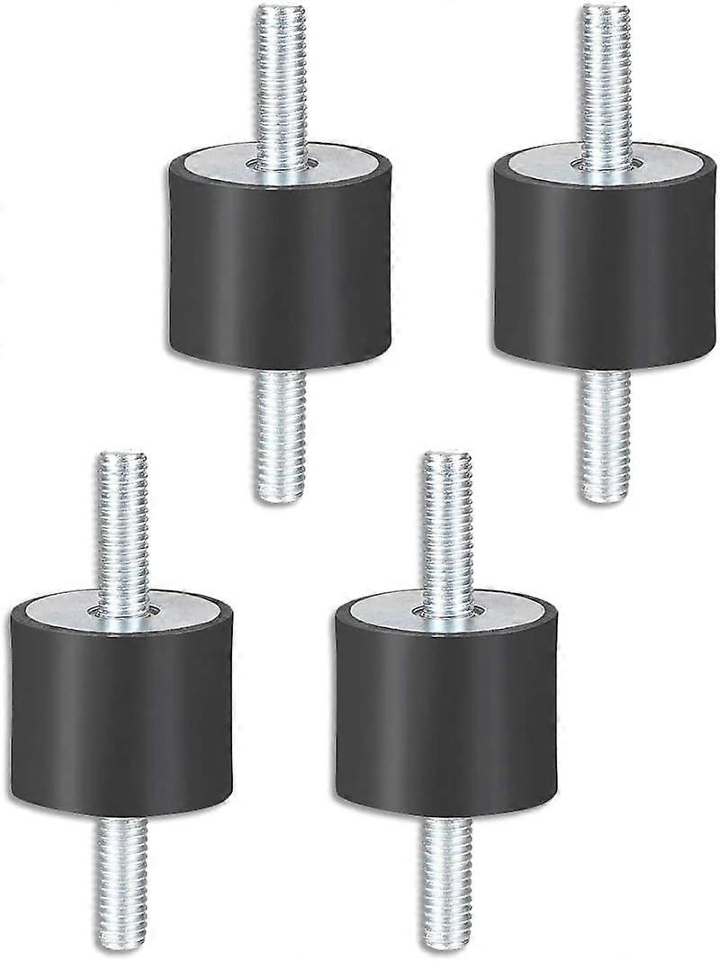 4 pcs in Anti Vibration Silentblock,M6 Rubber Mounts - M6*18 VV Double Ended Screw 20 x 30 mm