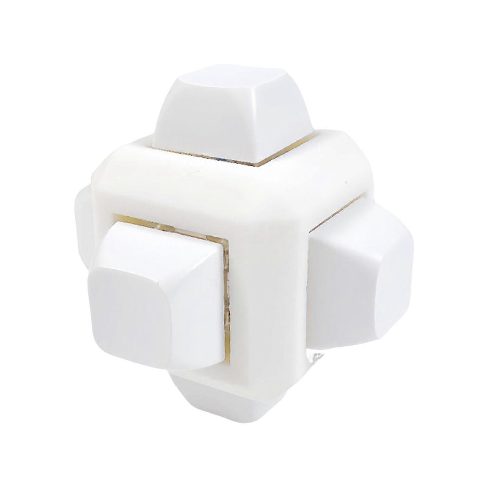 6/24 Buttons Keycap Fidget Toy with Lanyard Portable Stress Relief Mechanical Keyboard Keycap Clicking Sensory Toy Keychain Pendant Kids Adults Gift