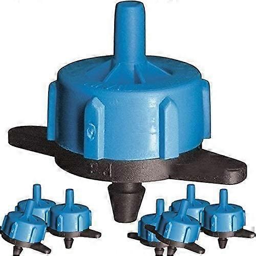 50Pcs, 8L Blue Pressure Compensating Dripper, Automatic Compensating Dripper Per Hour. Drippers For Agricultural Irrigation And Gardening. Removable P