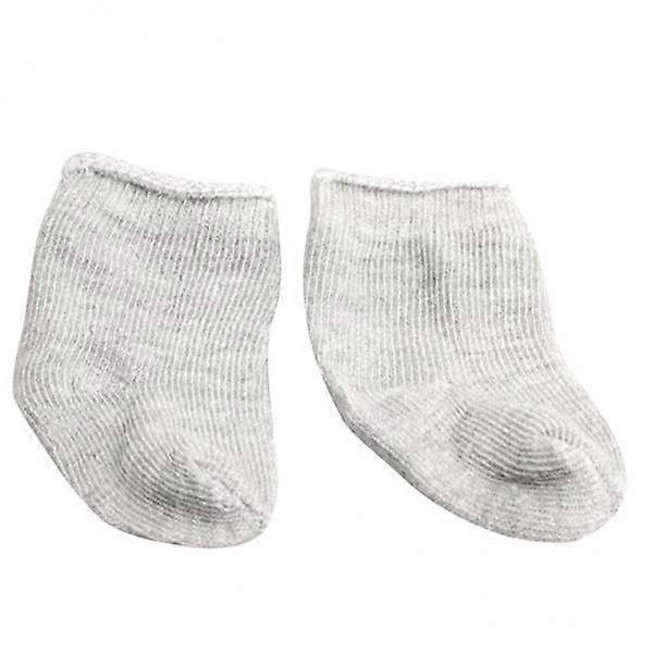 3xPair Grey Stocking Socks for 18 inch Dolls