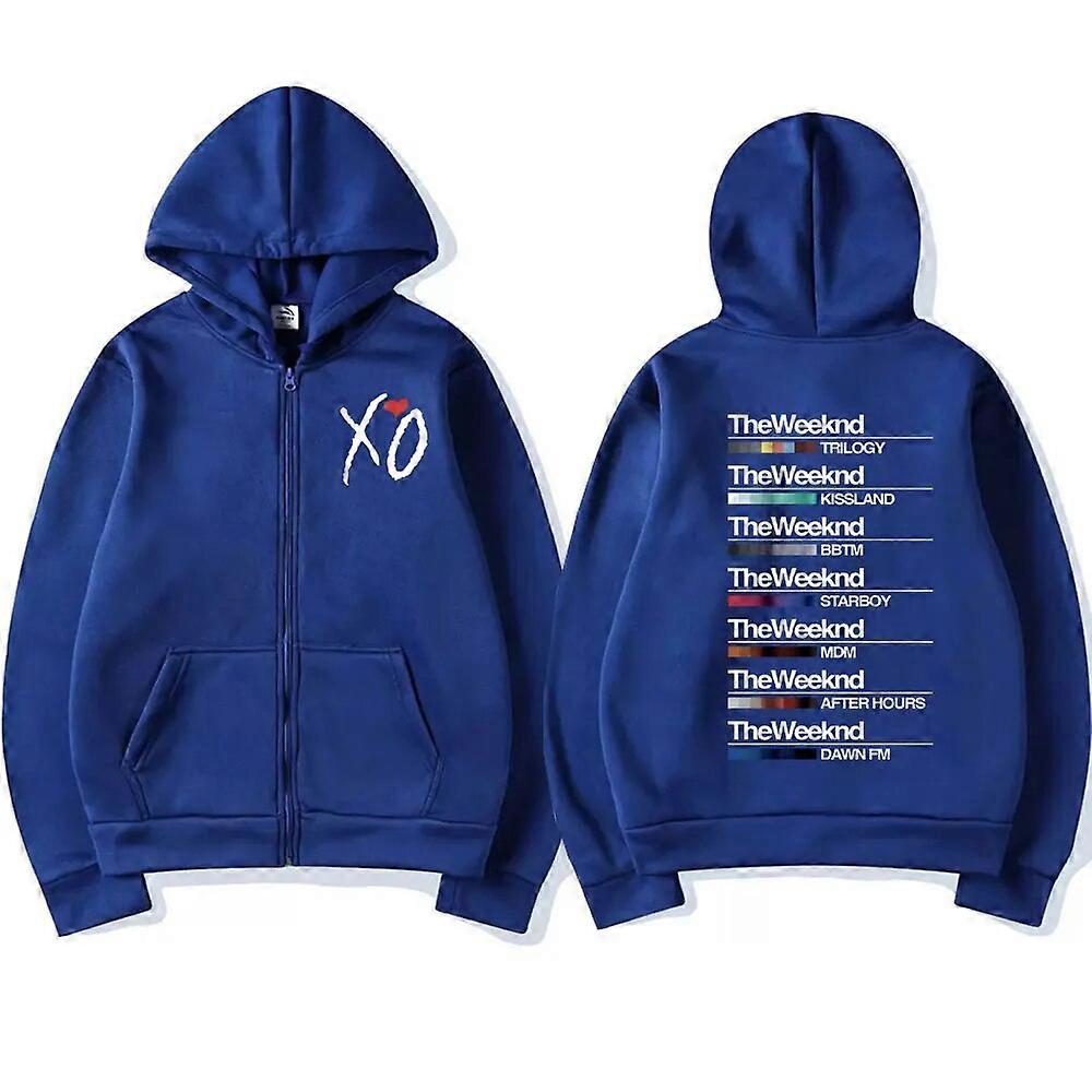 SEQUEL weekend ジップ パーカー ラッパー ザ・ウィークエンド XOプリント ジップアップパーカー