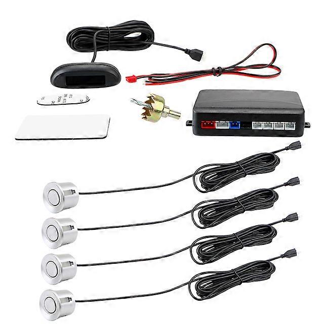 12V DC LCD Cars Parking Sensor Parking Sensor System Car Reversing Radar Buzzer Detector System Car Automatic Parktronic