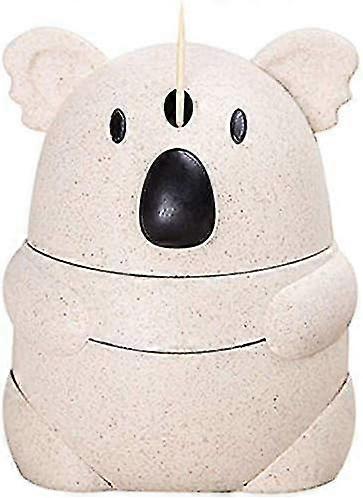 Push Toothpick Dispenser, Automatic Cute Koala Toothpick Holder Toothpicks Organizer Storage