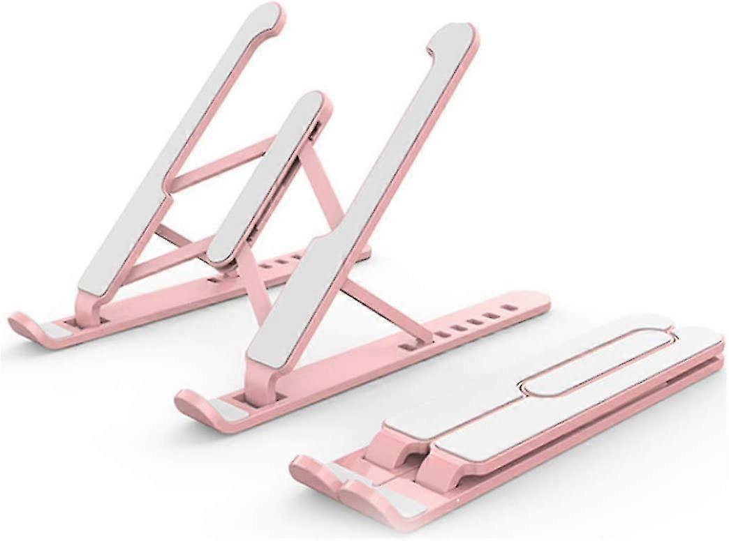 Bn-adjustable Laptop Stand Desk Portable Vented Desktop Computer Laptop Holder Fold