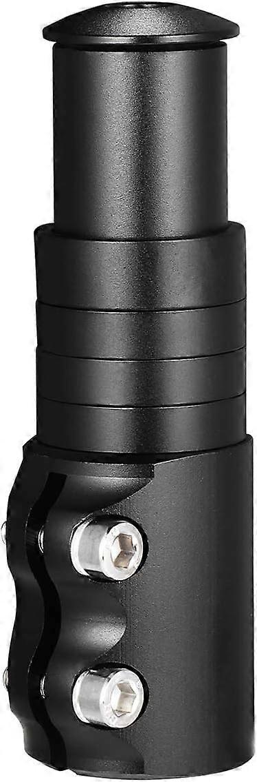 Bike Handlebar Riser Bicycle Fork Stem Raiser Extender Head Up Raiser (Black)