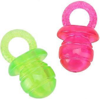 2pcs Toy Puppies Squeaking Toy Dog Pacifier Chew Toy Training Toy For Dog And Cat(t-0-g)