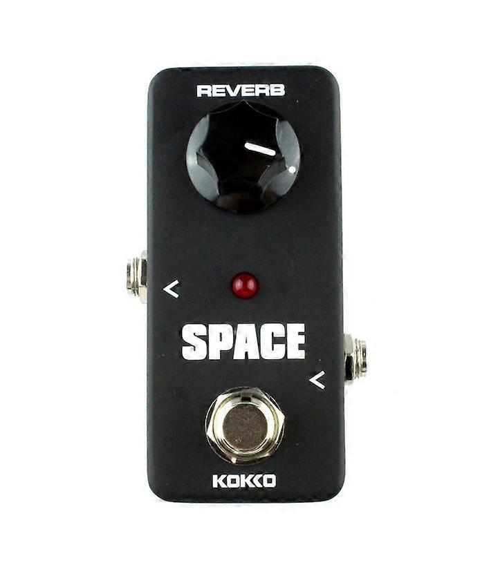 Mini Space Pedal Pédale d’effet de guitare portable Noir Chaud