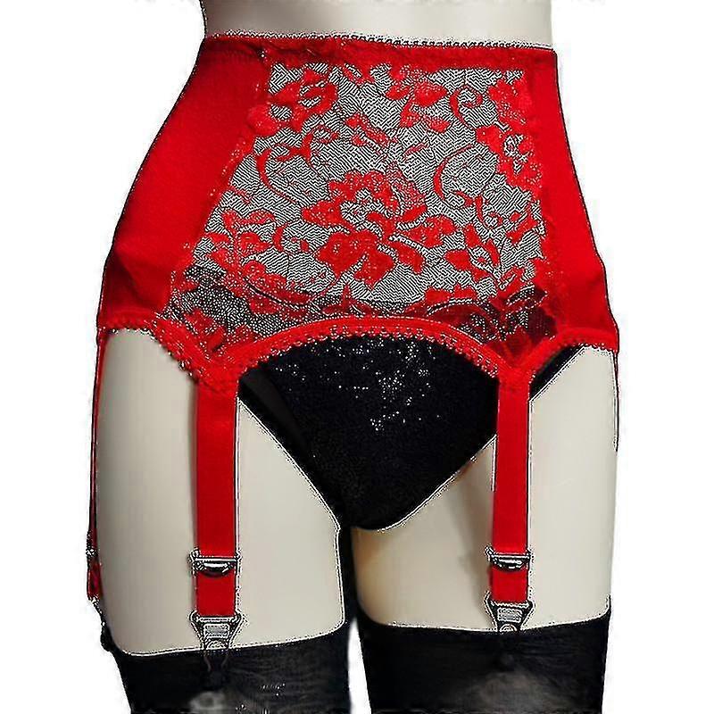 Γυναίκες Sexy Τιράντες Retro Vintage Style 6 Ιμάντες Ζώνη Τιράντα Εσώρουχα Garter Belt Tw 2024 Νέο