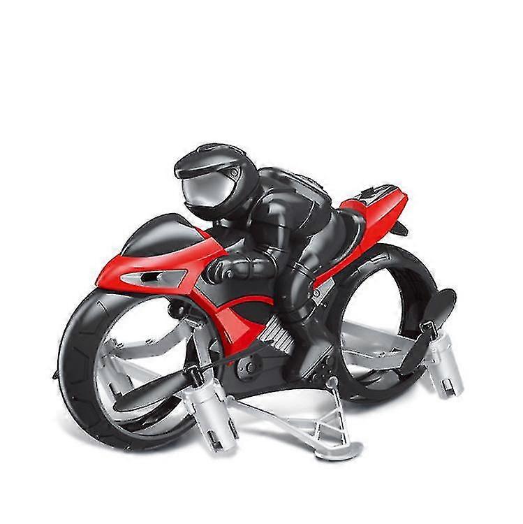 Bjxy Children#39;s Motorcycle Headless Mode Remote Control Four-axis Drone Racing Stunt Toy