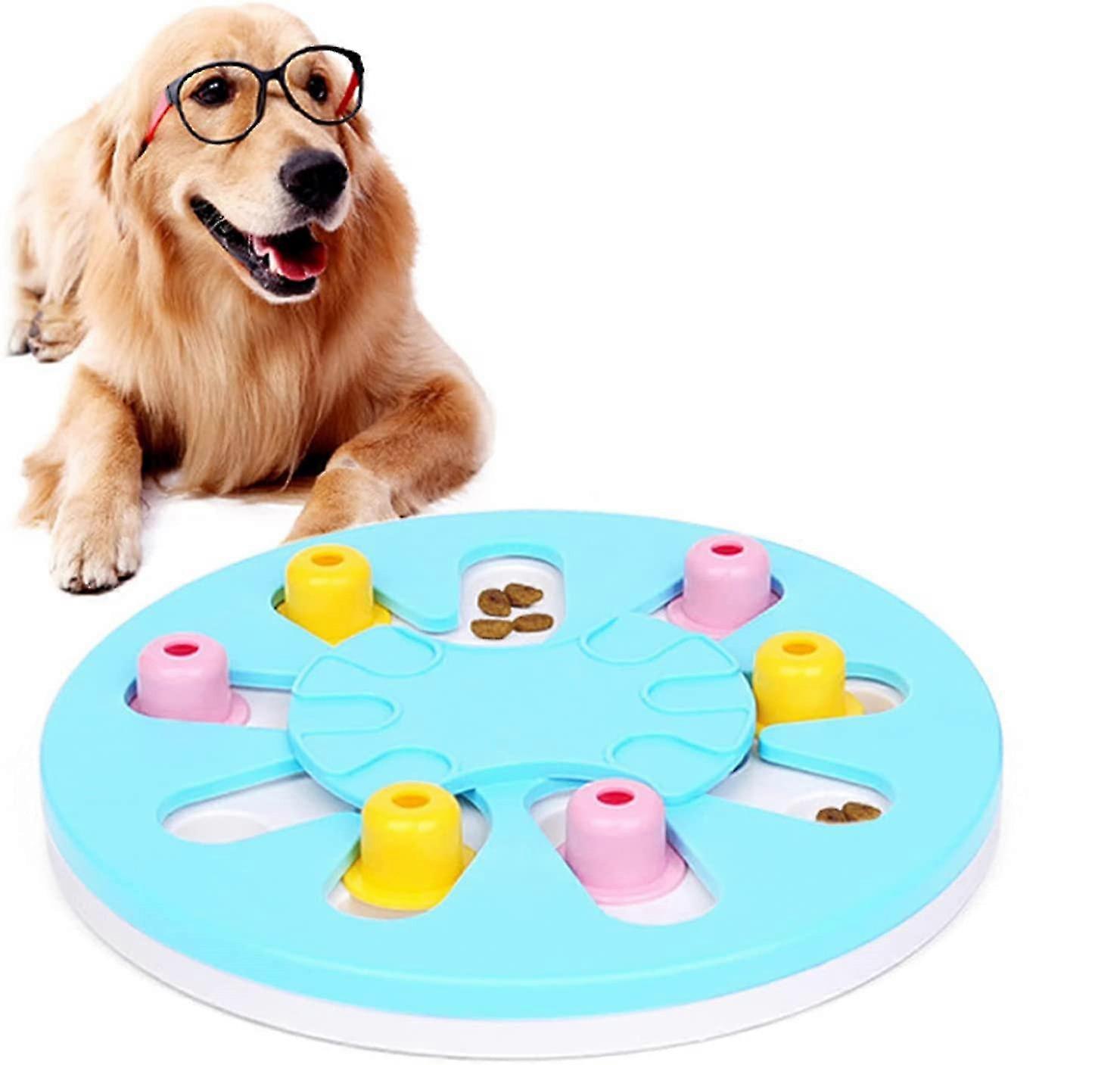Dog Puzzle Slow Feeder Dog Toy, Puppy Treat Dispenser Feeder Toy, Interactive