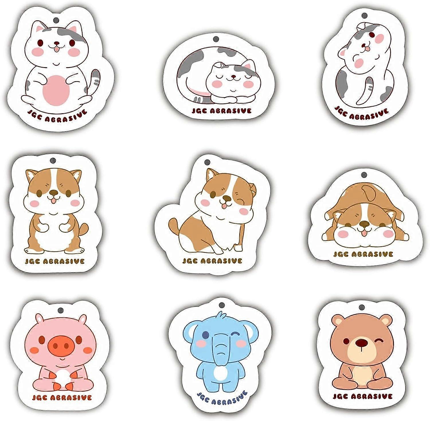 Cute sponge, reusable kitchen sponge, cartoon compressed wood pulp cleaning sponge