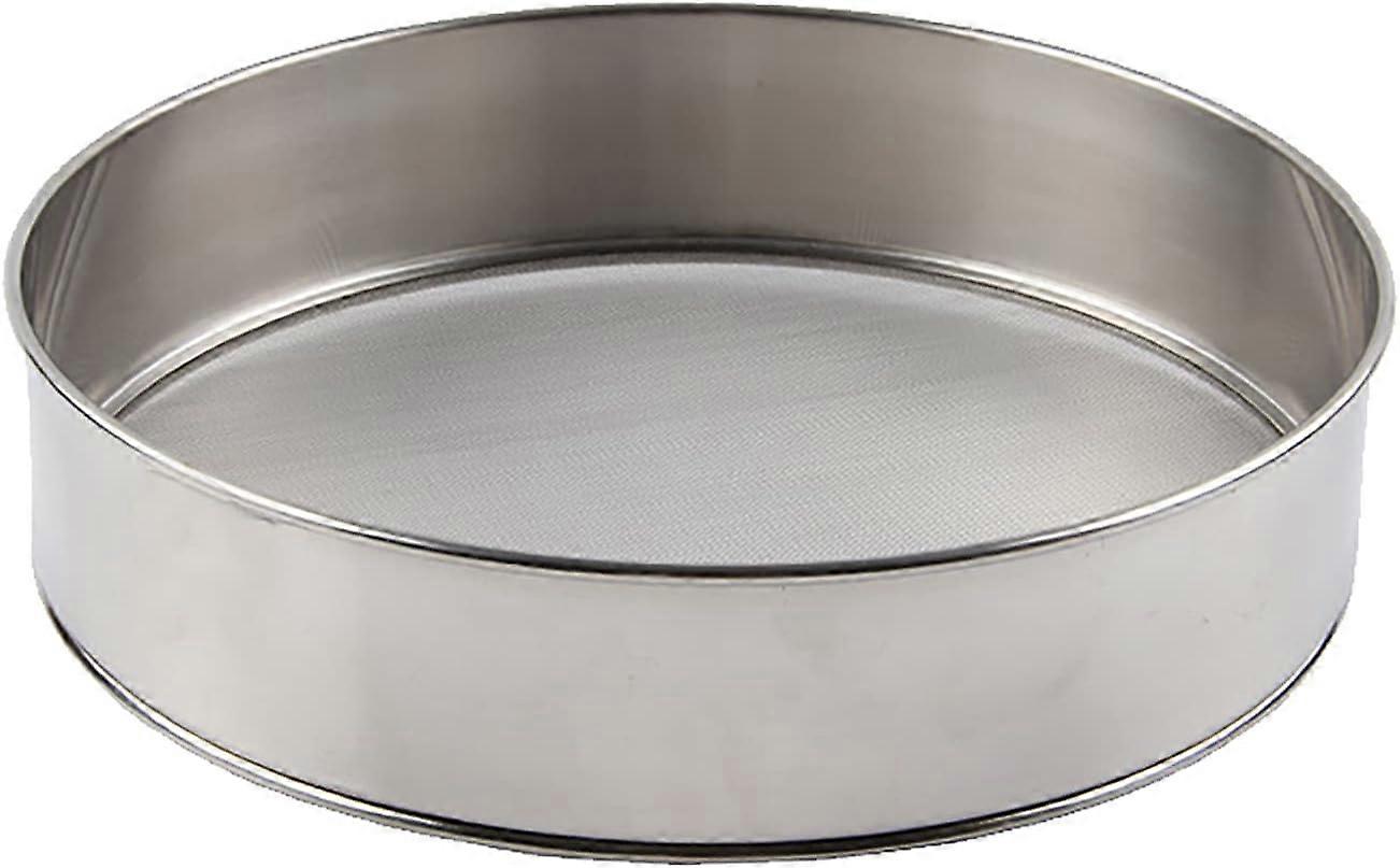 Flour Sifter, Stainless Steel, Flour Sifter, 60 Mesh Fine for Professional Flour, Easy to Clean, Suitable for Flour and Sailing Sugar Sieve, 150 x 45