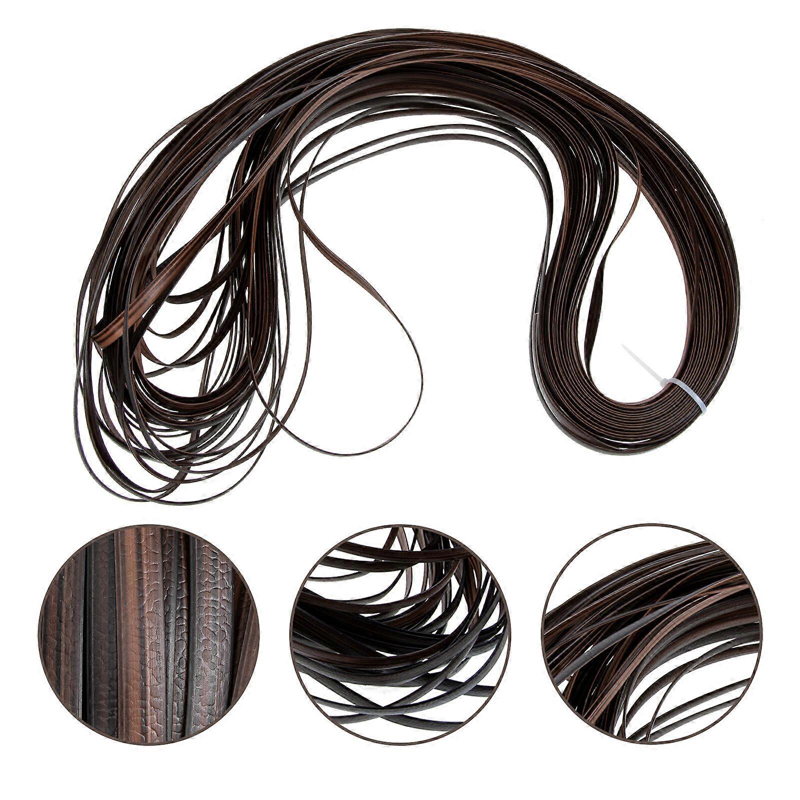 1 Rotolo di materiale per tessitura in rattan di plastica Materiale di riparazione per sedia in rattan fai-da-te