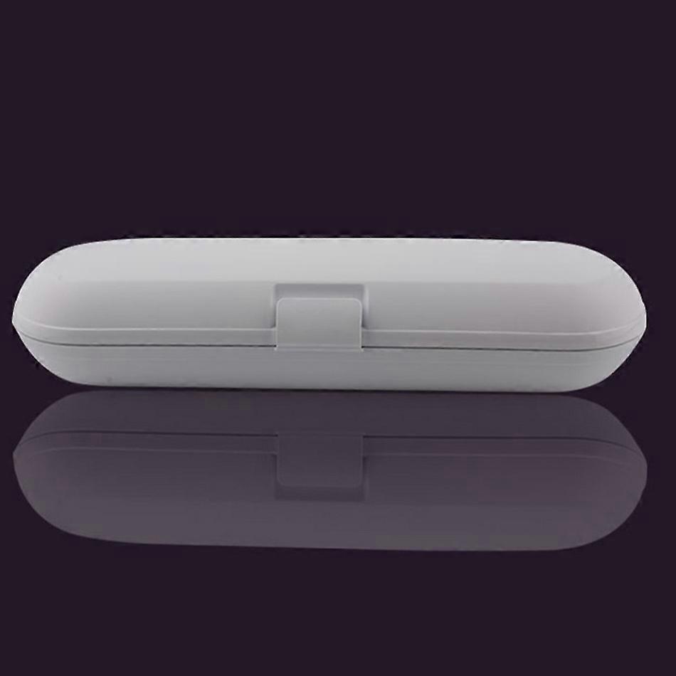 Plastic (white) travel case for electric toothbrush