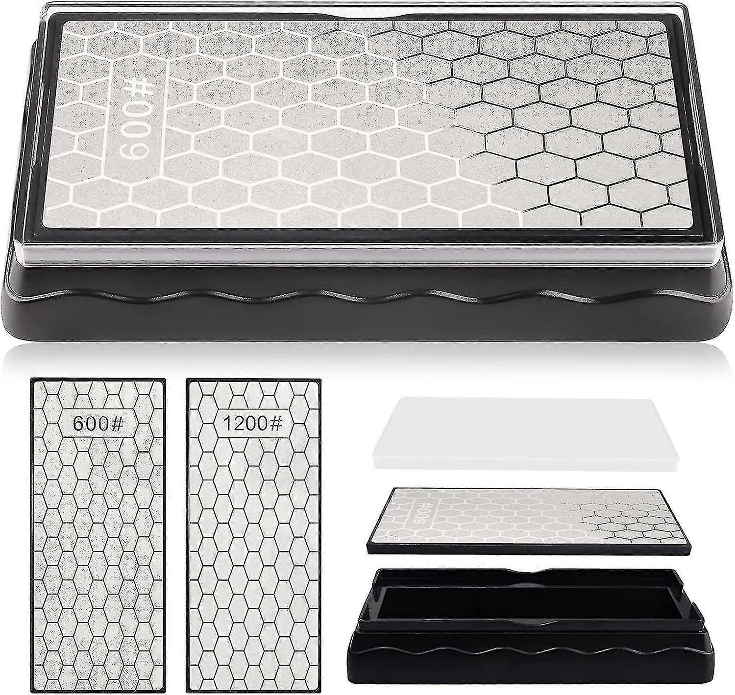Double-sided Diamond Whetstone, Knife Sharpening Stone Honeycomb Surface Plate
