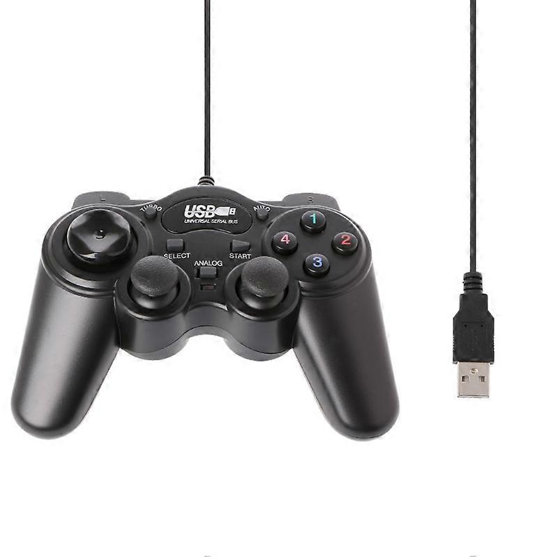 USB 2.0 Gamepad Gaming Joystick Wired Game Controller For PC Computer Laptop