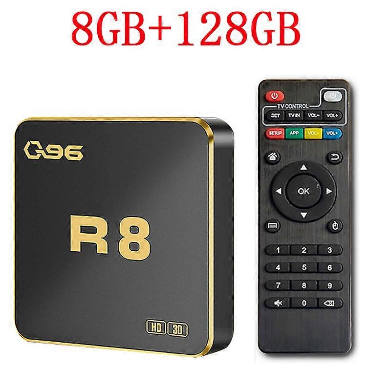 Q96 R8 tv box Android 10 iptv AllWinner H313 Quad Core 2.4G 5G Dual WiFi UHD HDR10 4K Media Player H. 265 8GB 128GB Home Theater