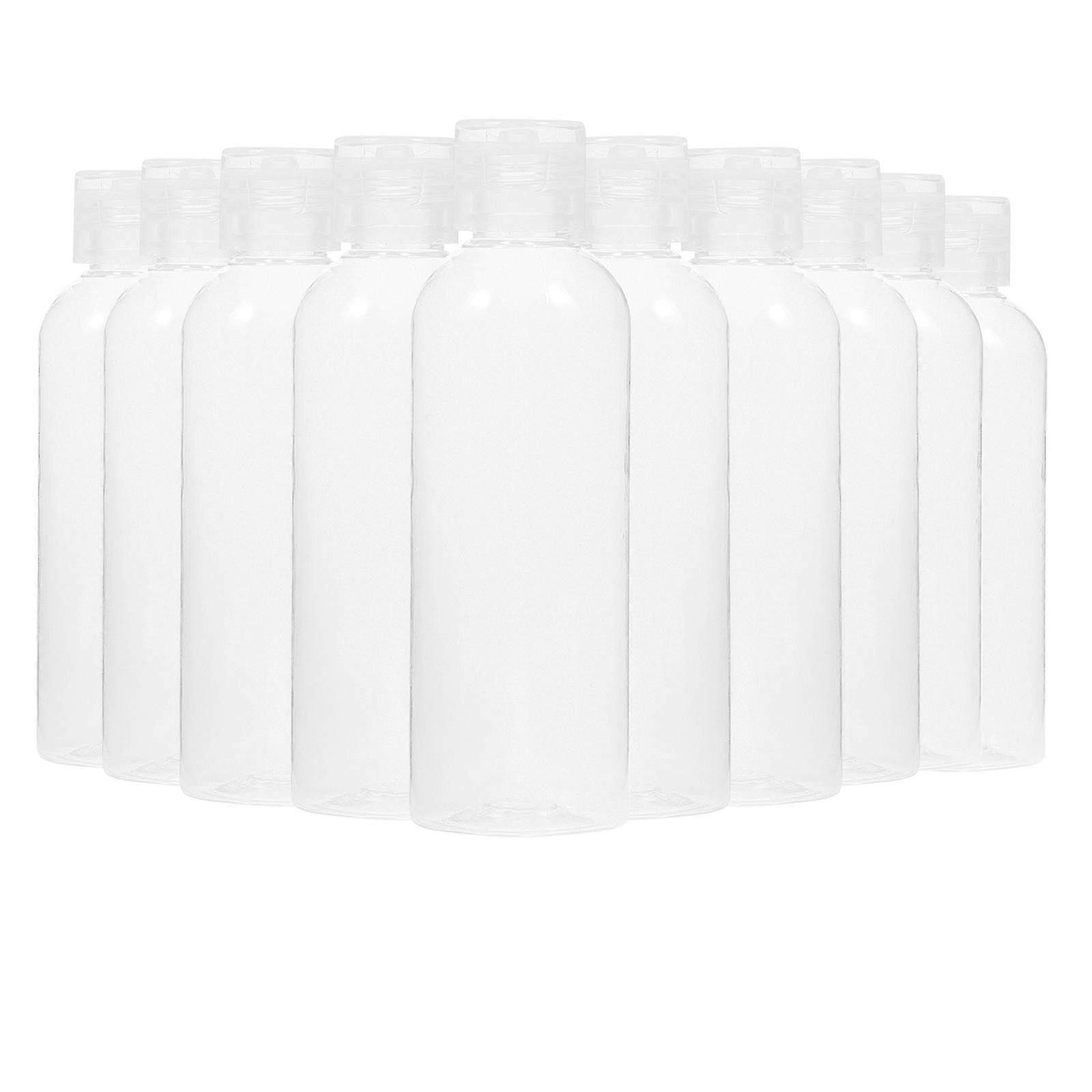 10pcsトラベルボトルトイレタリー収納容器ローションシャンプー用ペットボトル(100ml)