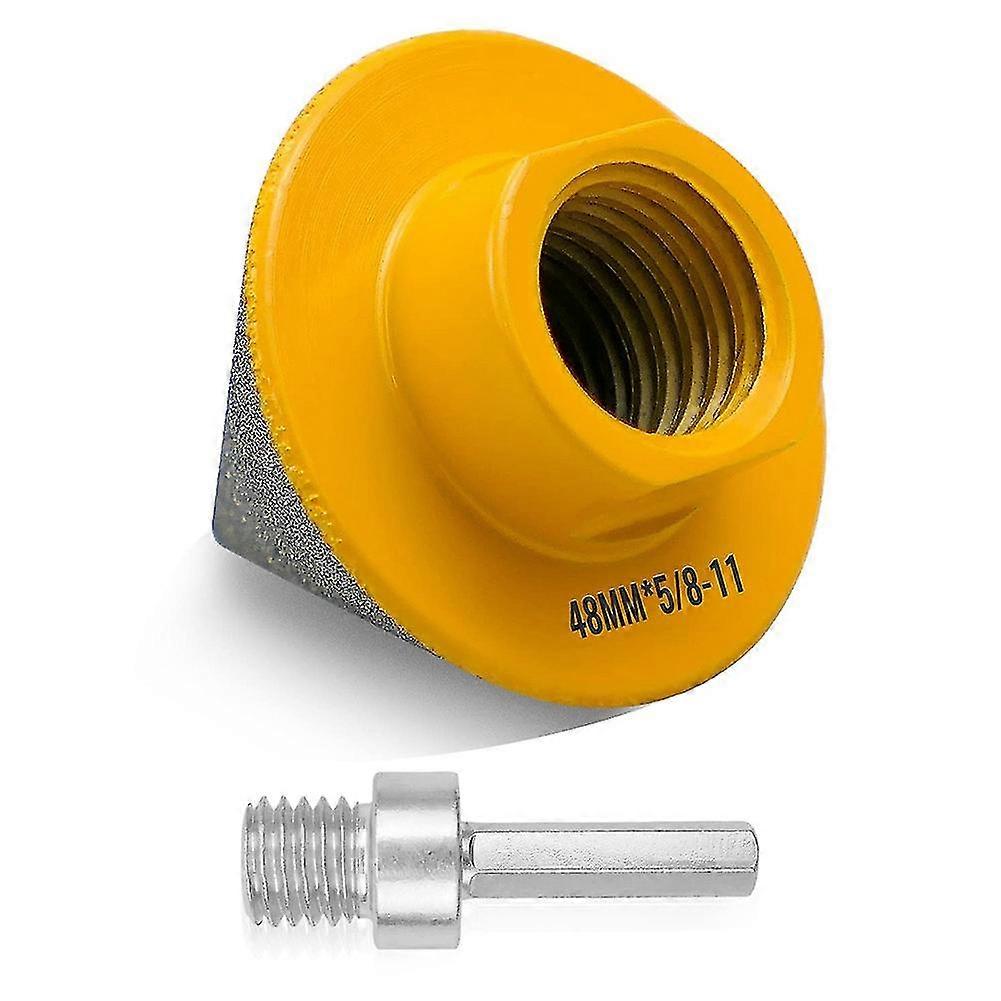 Diamond Beveling Chamfer Bit,1-7/8 In Drill Bit For Enlarging Shaping Trimming,with5/8-11 Inch Thre