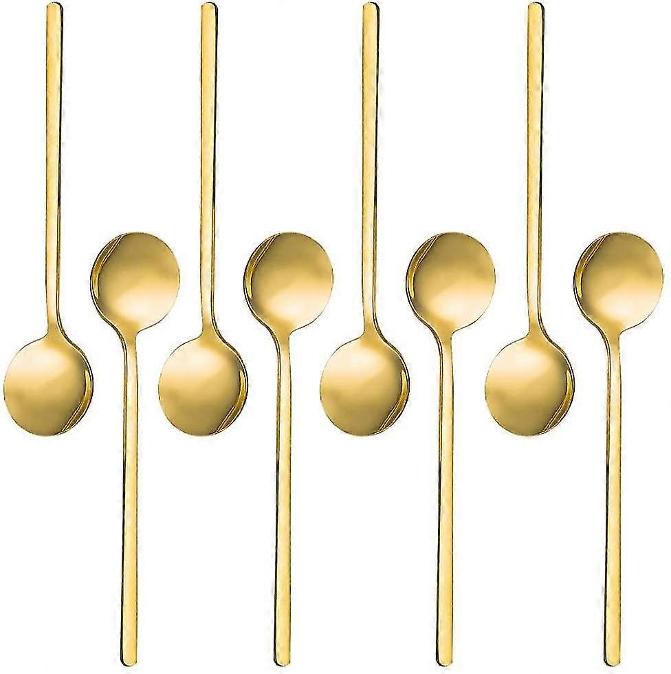 Stainless Steel Gold-plated Concentrated Teaspoon